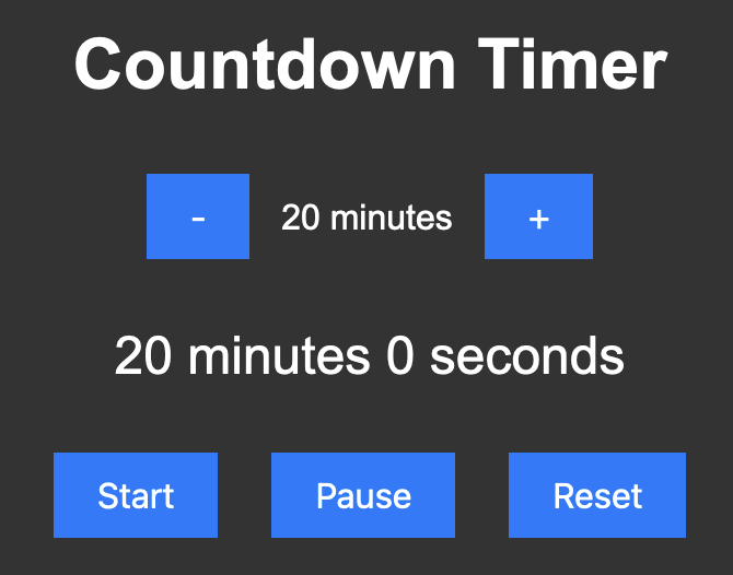 Countdown Timer