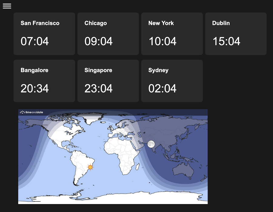 World Time Zones